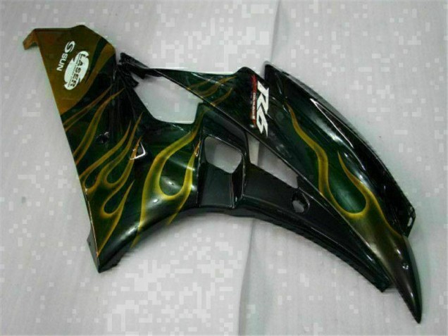 Negro Kits Completo Carenado Moto ABS Yamaha R6 06-07 Negro Kits Completo Carenado Moto ABS Yamaha R6 06-07