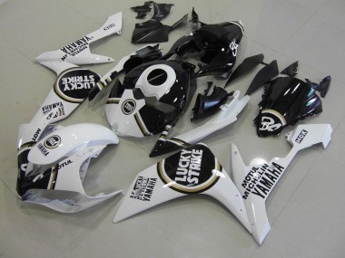 Negro Lucky Strike Carenado Moto Yamaha R1 07-08