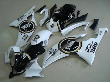 Negro Lucky Strike Carenado Moto Yamaha R6 08-16