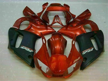 Negro Marrón Carenado Moto Yamaha R6 98-02