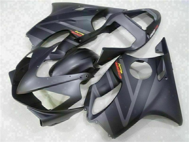 Negro Mate ABS Moto Plástica Honda CBR 600 F4i 01-03