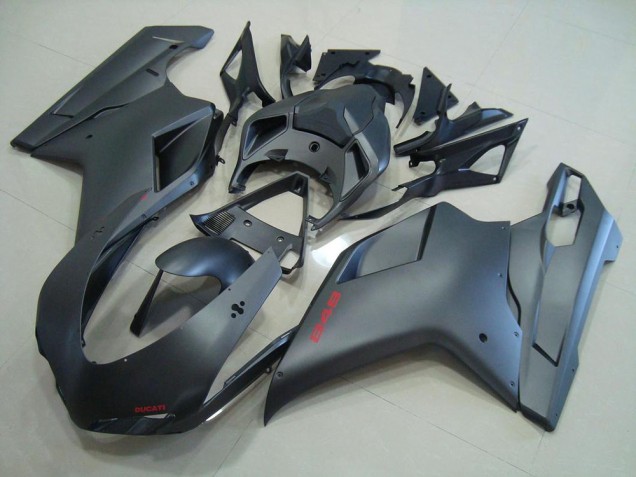 Negro Mate Carenado Moto Ducati 848 1098 1198 07-14 Negro Mate Carenado Moto Ducati 848 1098 1198 07-14
