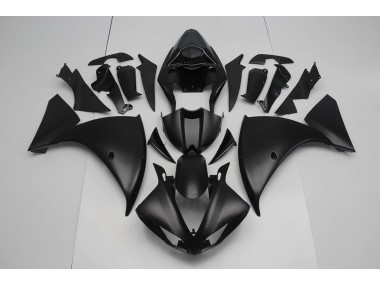 Negro Mate Carenado & Plástico Moto Yamaha R1 09-11