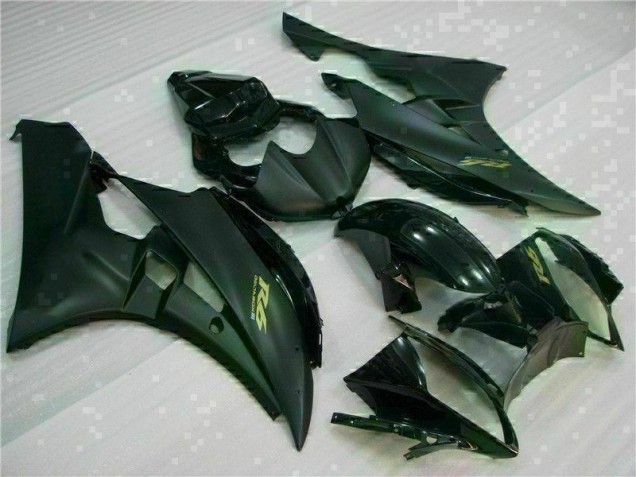 Negro Mate Carenado & Plástico Moto Yamaha R6 06-07 Negro Mate Carenado & Plástico Moto Yamaha R6 06-07