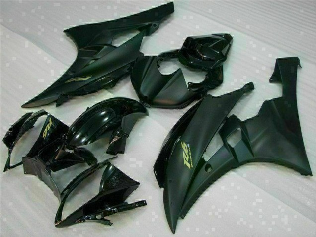 Negro Mate Carenado & Plástico Moto Yamaha R6 06-07 Negro Mate Carenado & Plástico Moto Yamaha R6 06-07