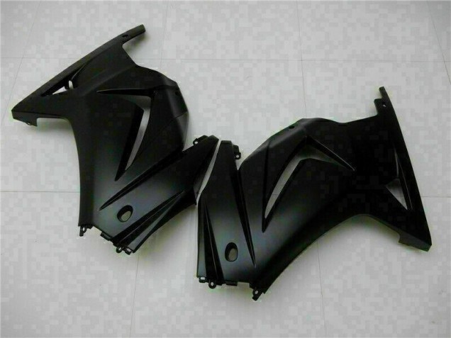 Negro Mate Carrocería Motocicletas Kawasaki EX250 08-12 Negro Mate Carrocería Motocicletas Kawasaki EX250 08-12