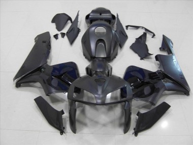Negro Mate Cráneo Carenado Moto Honda CBR 600 RR 05-06