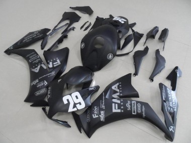 Negro Mate Gris Calcomanías 29 Carenado Moto Honda CBR 1000 RR 12-16