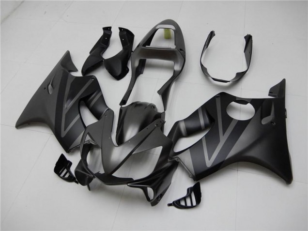 Negro Mate Gris Carenado Moto Honda CBR 600 F4i 01-03