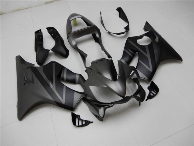Negro Mate Gris Carenado Moto Honda CBR 600 F4i 01-03