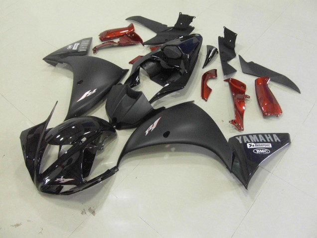 Negro Mate Kits Carenado Moto Yamaha R1 09-11 Negro Mate Kits Carenado Moto Yamaha R1 09-11