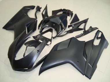 Negro Mate No Pegatinas Carenado Moto Ducati 848 1098 1198 07-14