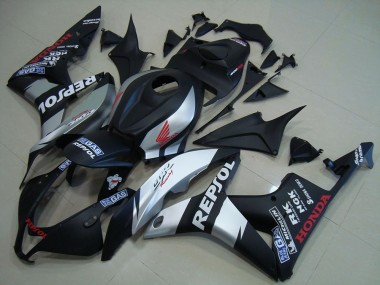 Negro Mate Plata Repsol Carenado Moto Honda CBR 600 RR 07-08