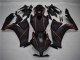 Negro Mate Rojo Carenado Moto Honda CBR 1000 RR 12-16 Negro Mate Rojo Carenado Moto Honda CBR 1000 RR 12-16