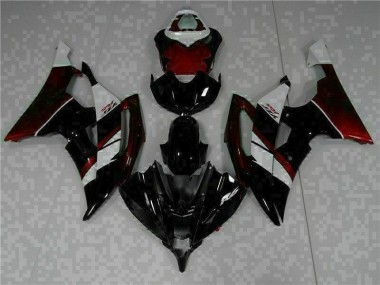 Negro Moto Plástica Yamaha R6 08-16