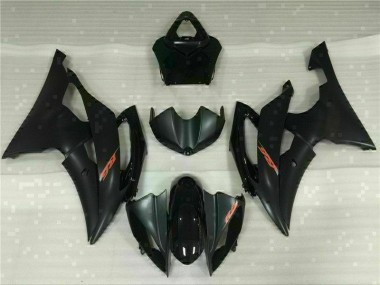 Negro Moto Plástico Yamaha R6 08-16