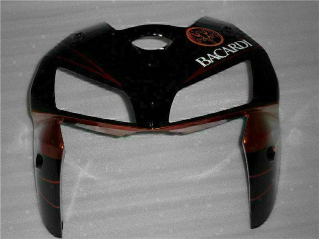Negro Naranja BACARDI Carenado Moto Honda CBR 600 RR 05-06 Negro Naranja BACARDI Carenado Moto Honda CBR 600 RR 05-06