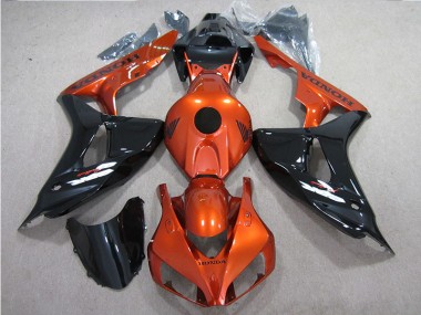 Negro Naranja Carenado Moto Honda CBR 1000 RR 06-07