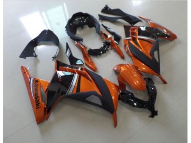 Negro Naranja Carenado Moto Kawasaki ZX 300R 13-16