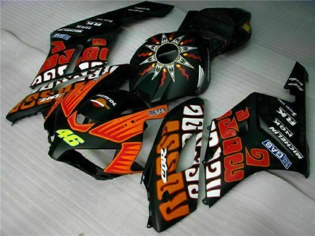Negro Naranja Carenado & Plástico Moto Honda CBR 1000 RR 04-05 Negro Naranja Carenado & Plástico Moto Honda CBR 1000 RR 04-05