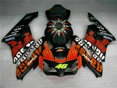 Negro Naranja Carenado & Plástico Moto Honda CBR 1000 RR 04-05