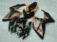 Negro Naranja Plástico Moto Suzuki GSXR 600 / 750 K6 06-07 Negro Naranja Plástico Moto Suzuki GSXR 600 / 750 K6 06-07