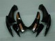 Negro Naranja Plástico Moto Suzuki GSXR 600 / 750 K6 06-07 Negro Naranja Plástico Moto Suzuki GSXR 600 / 750 K6 06-07