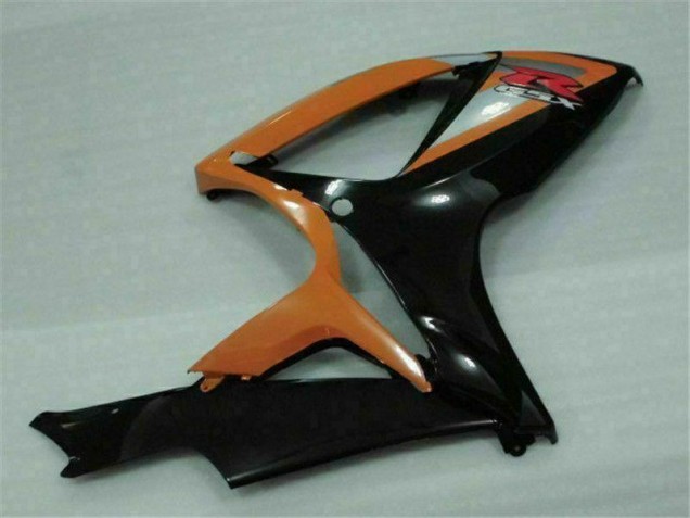 Negro Naranja Plástico Moto Suzuki GSXR 600 / 750 K6 06-07 Negro Naranja Plástico Moto Suzuki GSXR 600 / 750 K6 06-07