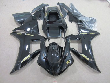 Negro Oro Calcomanías Carenado Moto Yamaha R1 02-03