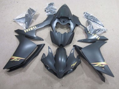 Negro Oro Calcomanías Kits ABS Carenado Motocicleta Yamaha R1 07-08