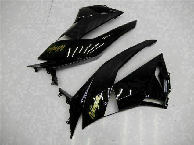 Negro Oro Ninja Carenado Moto Kawasaki ZX6R 09-12 Negro Oro Ninja Carenado Moto Kawasaki ZX6R 09-12