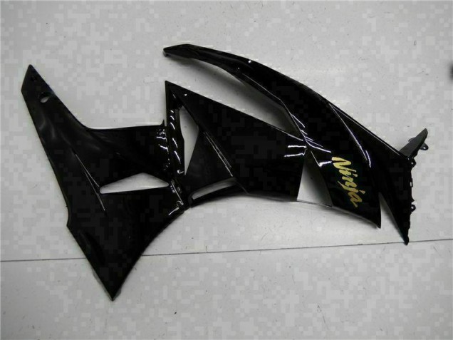 Negro Oro Ninja Carenado Moto Kawasaki ZX6R 09-12 Negro Oro Ninja Carenado Moto Kawasaki ZX6R 09-12