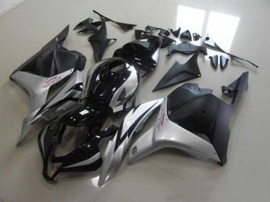 Negro Plata Carenado Moto Honda CBR 600 RR 09-12