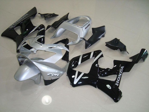 Negro Plata Carenado Moto Honda CBR 900 RR 929 00-01 Negro Plata Carenado Moto Honda CBR 900 RR 929 00-01