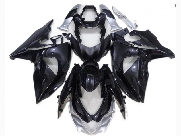 Negro Plata Carenado Moto Suzuki GSXR 1000 K9 09-16 Negro Plata Carenado Moto Suzuki GSXR 1000 K9 09-16