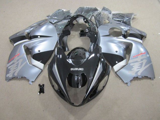 Negro Plata Carenado Moto Suzuki GSXR 1300 Hayabusa 96-07 Negro Plata Carenado Moto Suzuki GSXR 1300 Hayabusa 96-07
