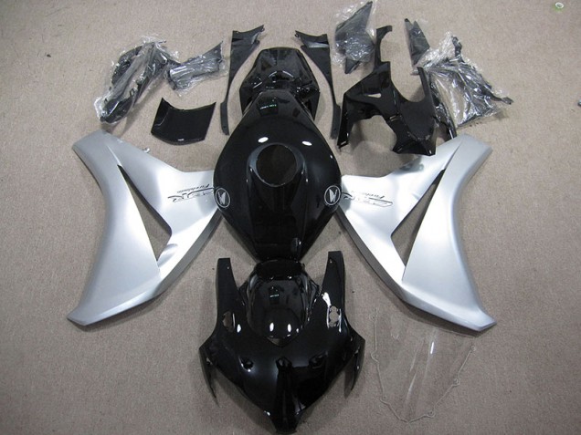 Negro Plata Fireblade Carenado Moto Honda CBR 1000 RR 08-11 Negro Plata Fireblade Carenado Moto Honda CBR 1000 RR 08-11