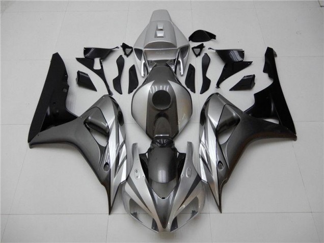 Negro Plata Gris Carenado Moto Honda CBR 1000 RR 06-07 Negro Plata Gris Carenado Moto Honda CBR 1000 RR 06-07
