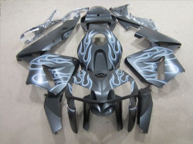 Negro Plata Llama Carenado Moto Honda CBR 600 RR 05-06