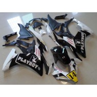 Negro Playboy 14 Carenado Moto Honda CBR 500 RR 13-15