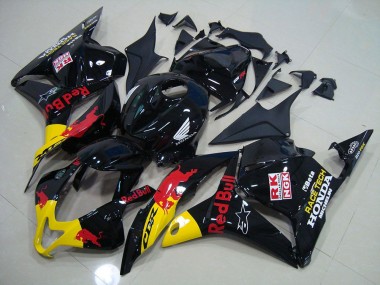 Negro Red Bull ABS Kits Carenado Moto Honda CBR 600 RR 09-12