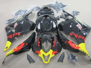 Negro Red Bull ABS Moto Plástica Honda CBR 600 RR 09-12