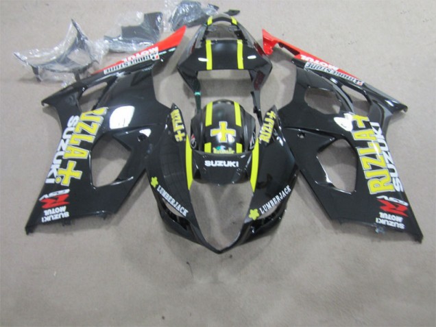 Negro Rizla Carenado Moto Suzuki GSXR 1000 K3 03-04 Negro Rizla Carenado Moto Suzuki GSXR 1000 K3 03-04