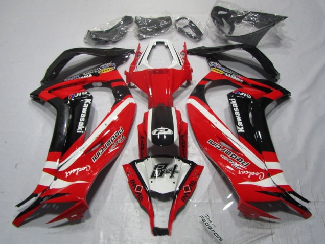 Negro Rojo 84 Carenado Moto Kawasaki ZX10R 11-15 Negro Rojo 84 Carenado Moto Kawasaki ZX10R 11-15