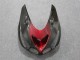 Negro Rojo ABS Carenado Motocicleta Kawasaki ZX14R ZZR 1400 06-11 Negro Rojo ABS Carenado Motocicleta Kawasaki ZX14R ZZR 1400 06-11