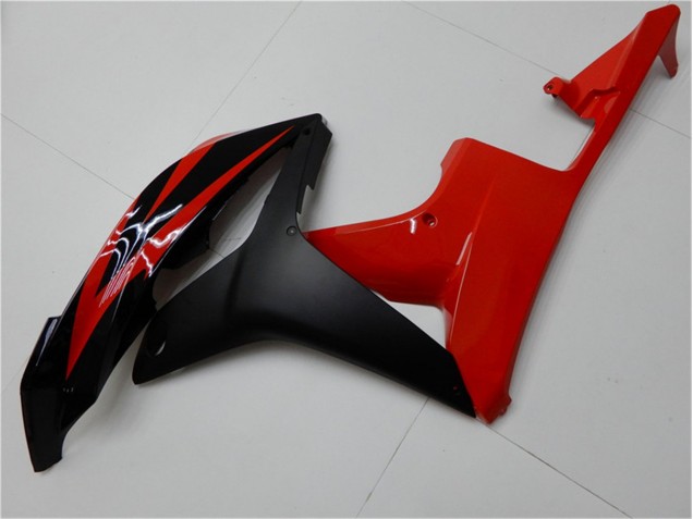 Negro Rojo ABS Moto Plásticos Honda CBR 600 RR 07-08 Negro Rojo ABS Moto Plásticos Honda CBR 600 RR 07-08