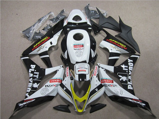 Negro Rojo Blanco DENSO Carenado Moto Honda CBR 600 RR 07-08 Negro Rojo Blanco DENSO Carenado Moto Honda CBR 600 RR 07-08