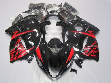 Negro Rojo Carenado Moto Suzuki GSXR 1300 Hayabusa 96-07