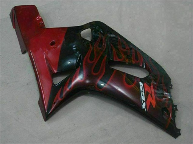 Negro Rojo Carenado Moto Suzuki GSXR 600 / 750 K1 K2 K3 01-03 Negro Rojo Carenado Moto Suzuki GSXR 600 / 750 K1 K2 K3 01-03