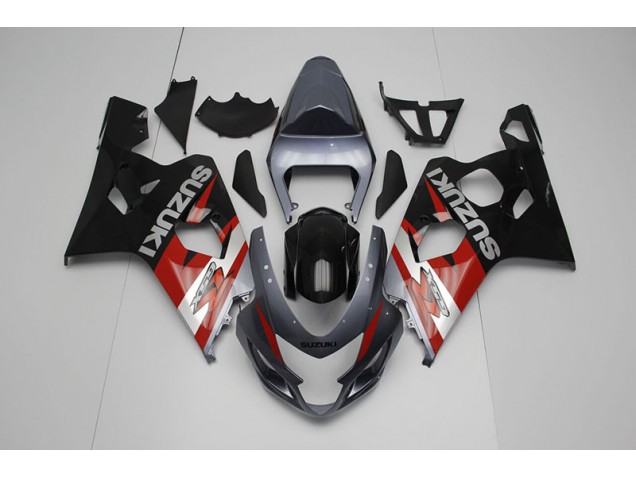 Negro Rojo Carenado Moto Suzuki GSXR 750 K4 04-05 Negro Rojo Carenado Moto Suzuki GSXR 750 K4 04-05